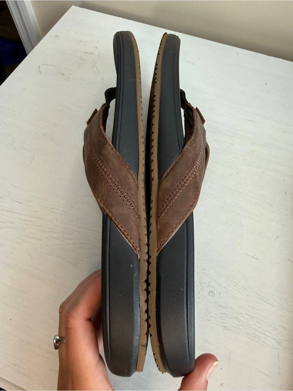 Reef Cushion Phantom LE 2.0 Flip-Flop Sandals- Brown/Black NWOT